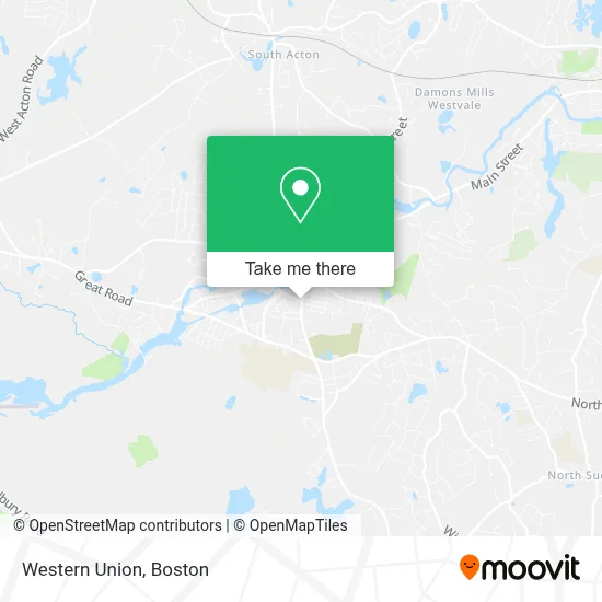 Western Union map