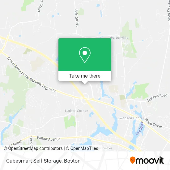Cubesmart Self Storage map