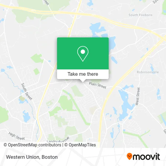 Western Union map