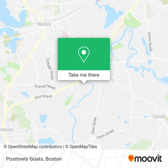 Positively Goats map