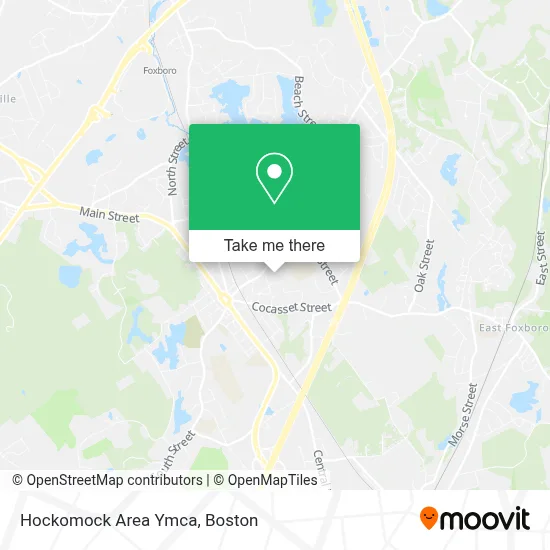 Hockomock Area Ymca map