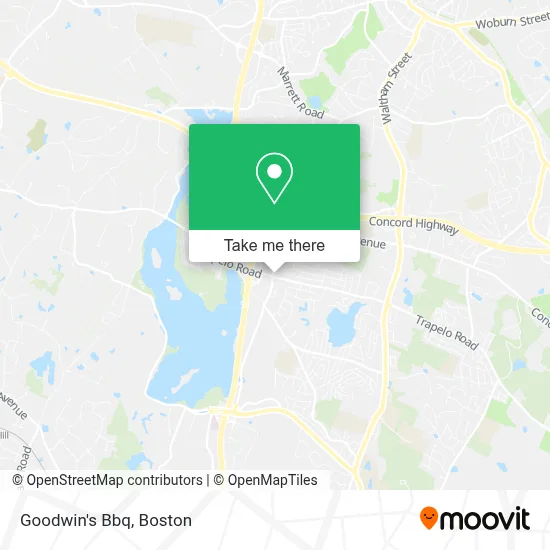 Goodwin's Bbq map