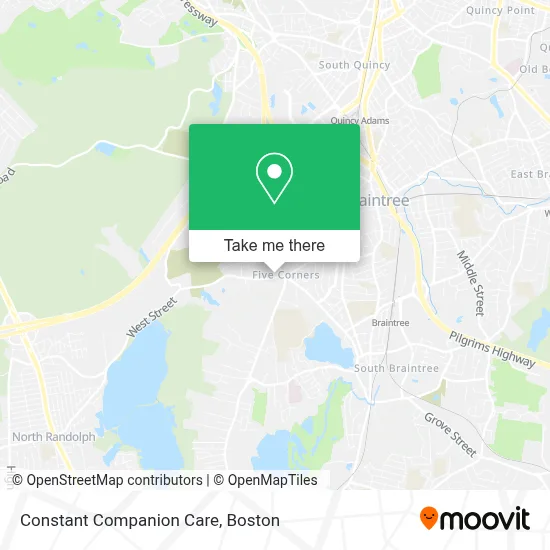 Constant Companion Care map
