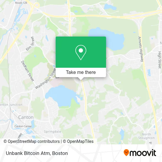 Unbank Bitcoin Atm map
