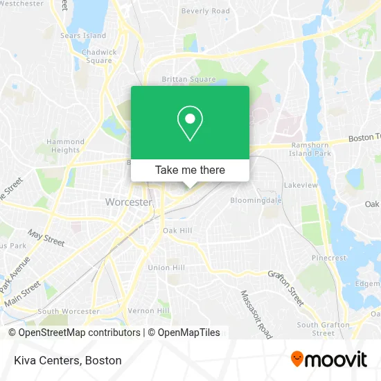 Kiva Centers map