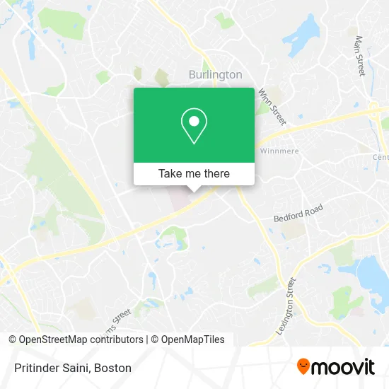Pritinder Saini map