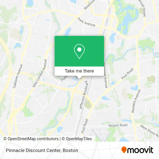 Pinnacle Discount Center map