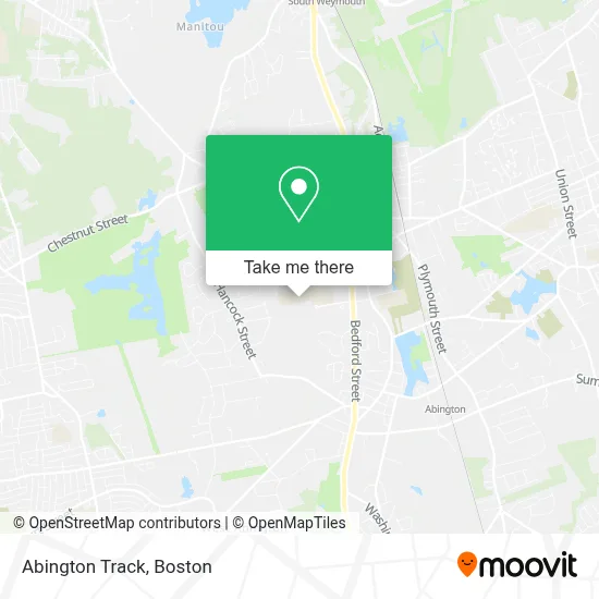 Abington Track map