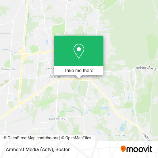 Amherst Media (Actv) map