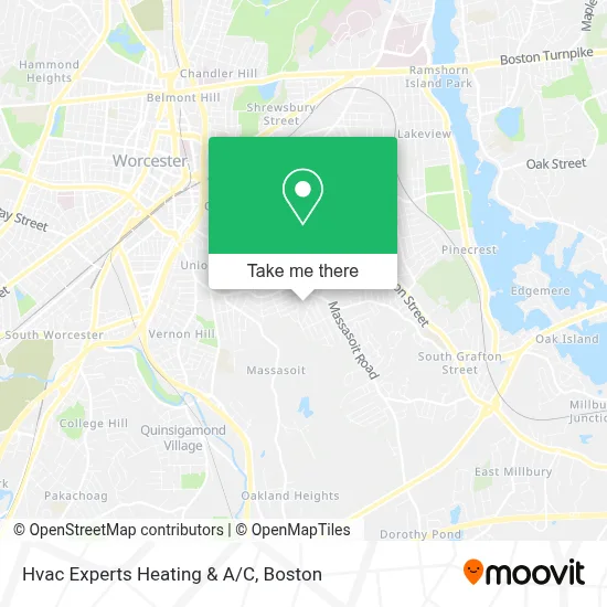 Hvac Experts Heating & A/C map
