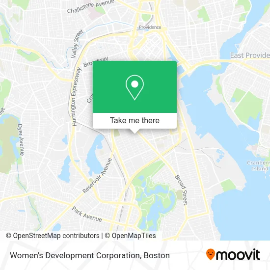 Women's Development Corporation map