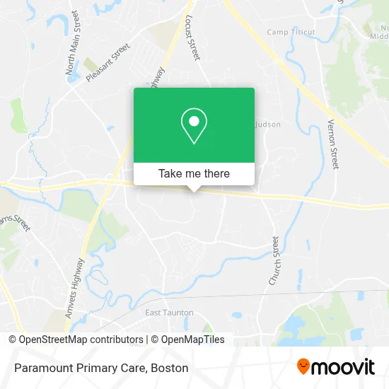 Paramount Primary Care map