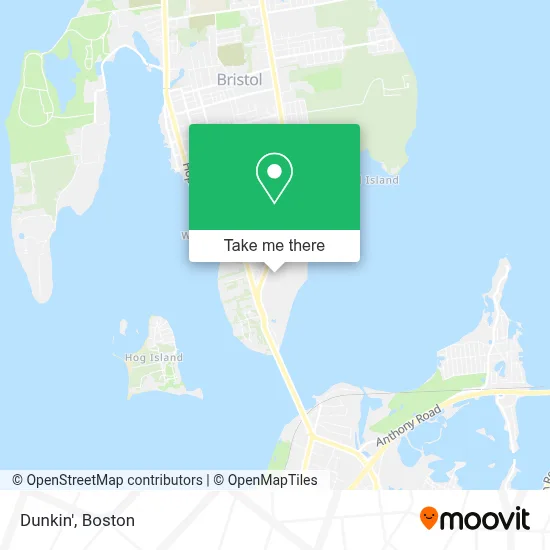 Dunkin' map