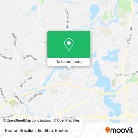 Boston Brazilian Jiu Jitsu map