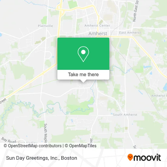 Sun Day Greetings, Inc. map