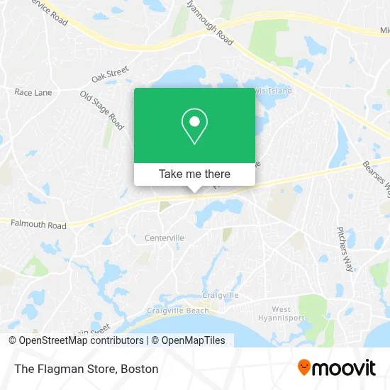 The Flagman Store map
