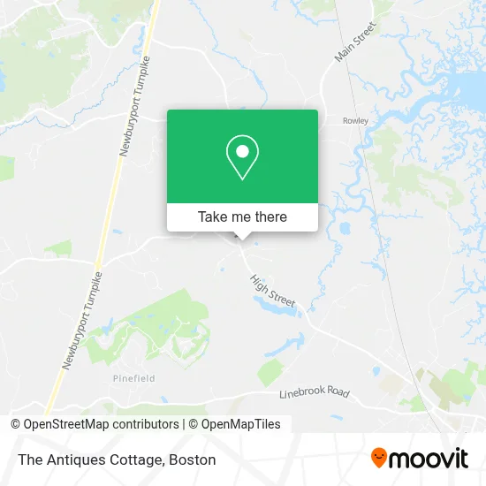 The Antiques Cottage map
