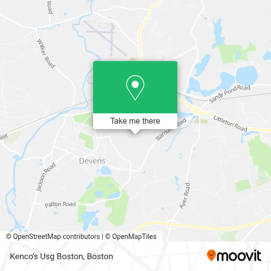Kenco's Usg Boston map