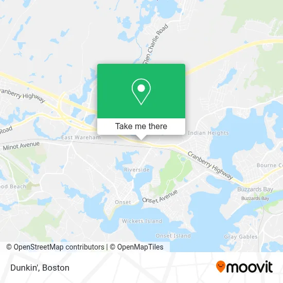 Dunkin' map