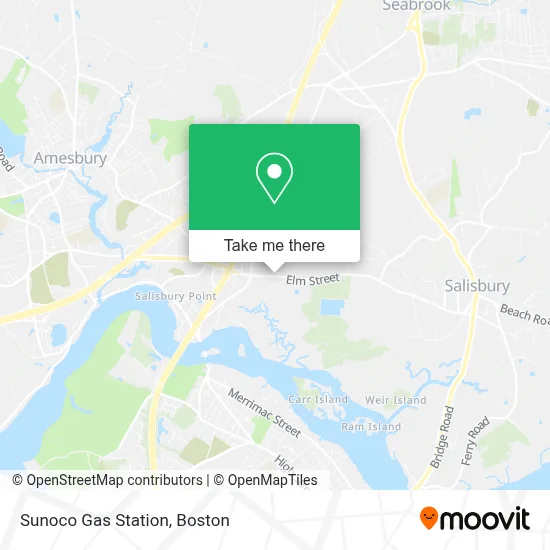 Sunoco Gas Station map