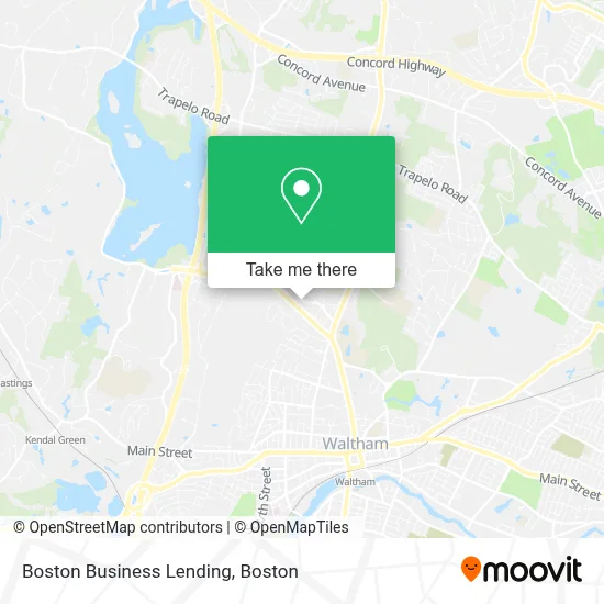 Boston Business Lending map