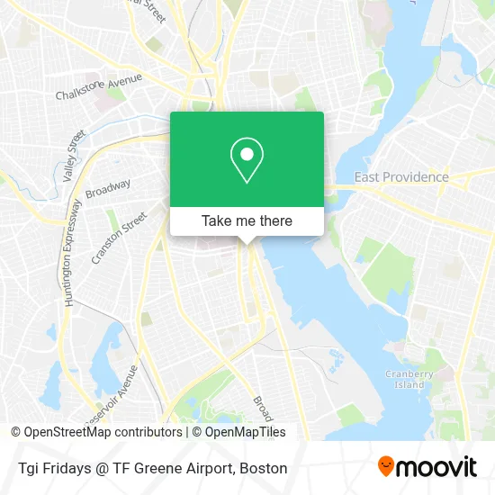 Tgi Fridays @ TF Greene Airport map