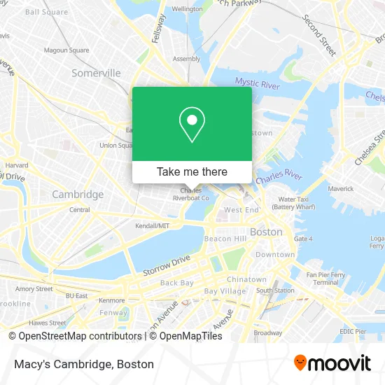 Macy's Cambridge map