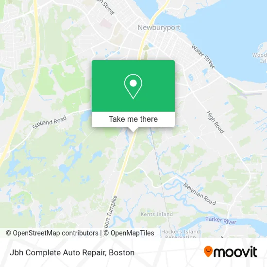 Jbh Complete Auto Repair map