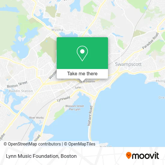 Lynn Music Foundation map