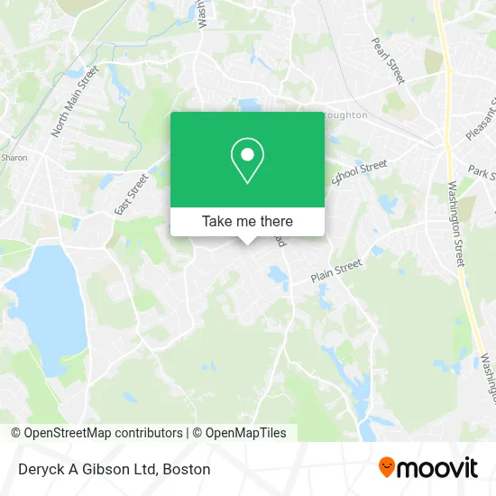 Deryck A Gibson Ltd map