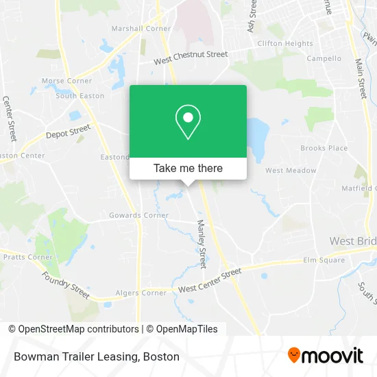Bowman Trailer Leasing map