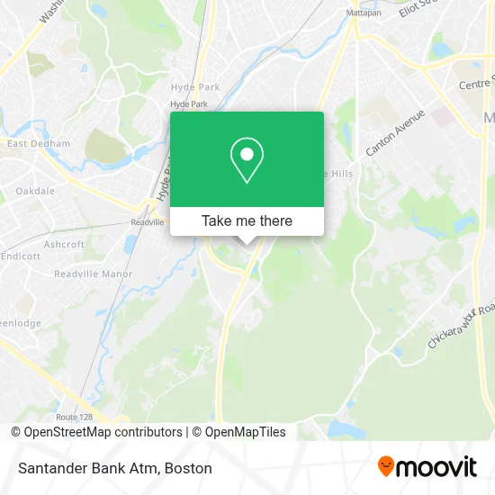 Santander Bank Atm map