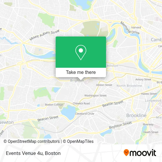 Events Venue 4u map