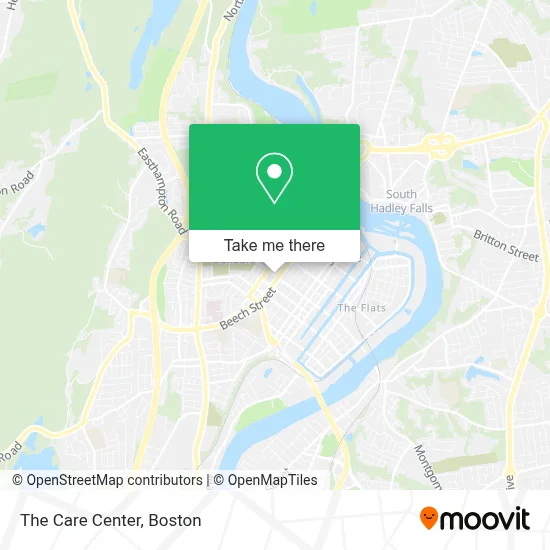 The Care Center map