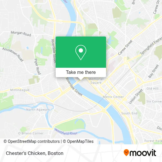 Chester's Chicken map