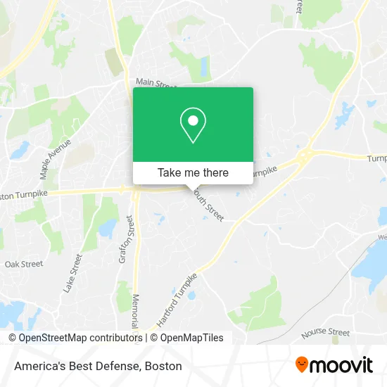 America's Best Defense map