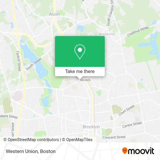 Western Union map