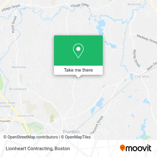 Lionheart Contracting map