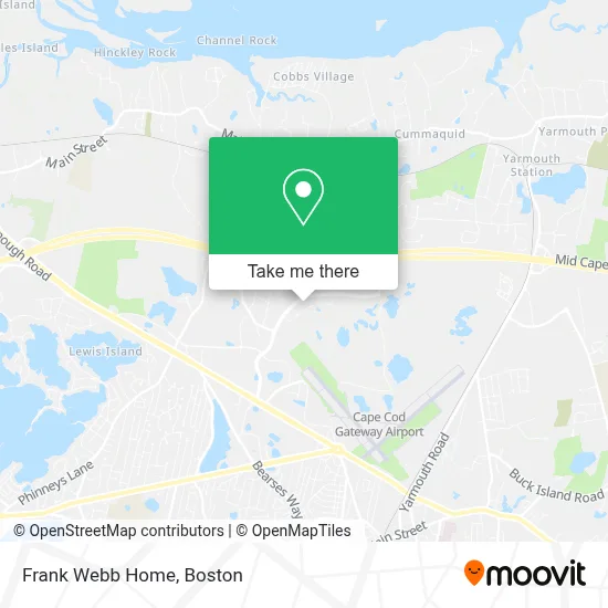 Frank Webb Home map