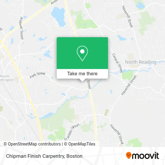 Chipman Finish Carpentry map