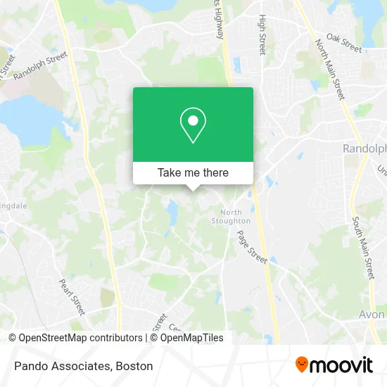 Pando Associates map