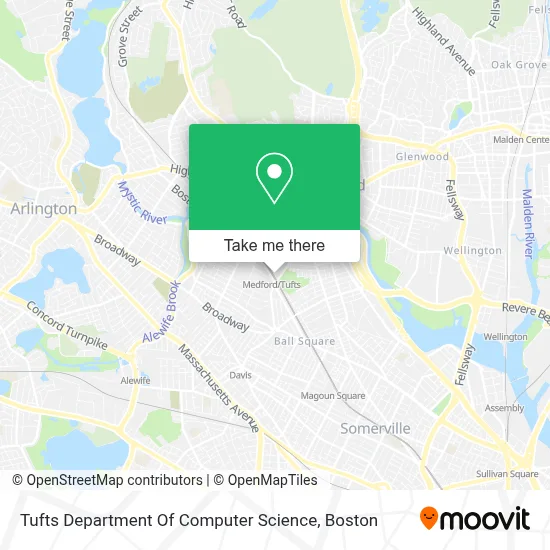 Tufts Department Of Computer Science map