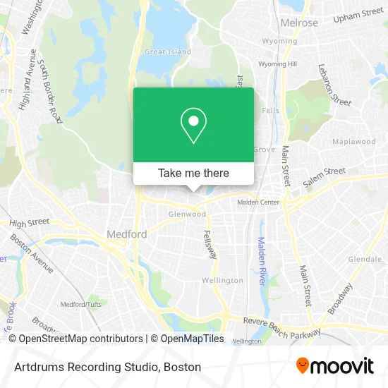Artdrums Recording Studio map