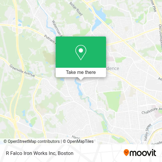 R Falco Iron Works Inc map