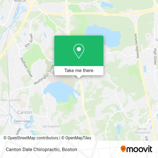 Canton Dale Chiropractic map