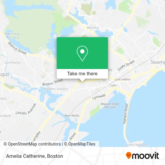 Amelia Catherine map