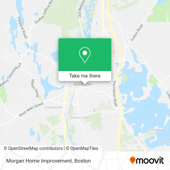 Morgan Home Improvement map