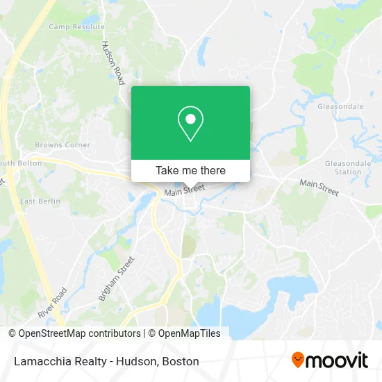 Lamacchia Realty - Hudson map