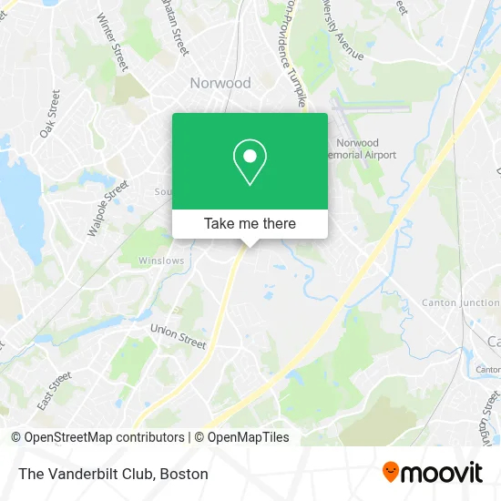 The Vanderbilt Club map