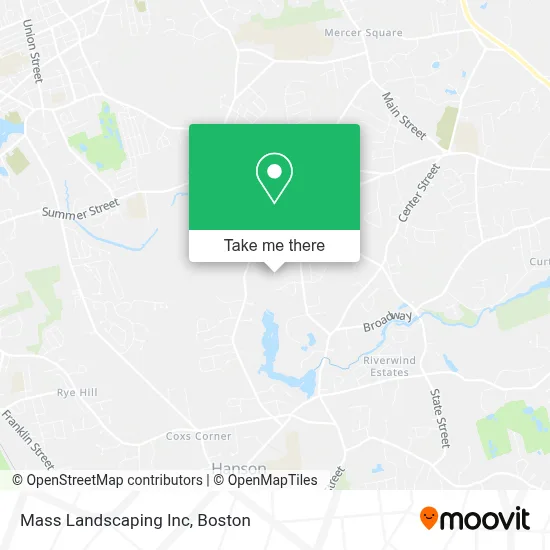 Mass Landscaping Inc map